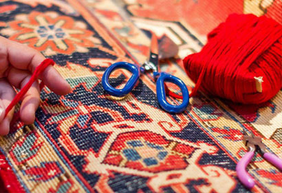رفوگری و مرمت فرش